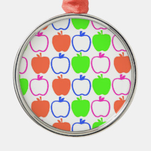 Apples Metal Tree Decoration