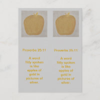 Apples of gold in pictures of silver, bookmarks