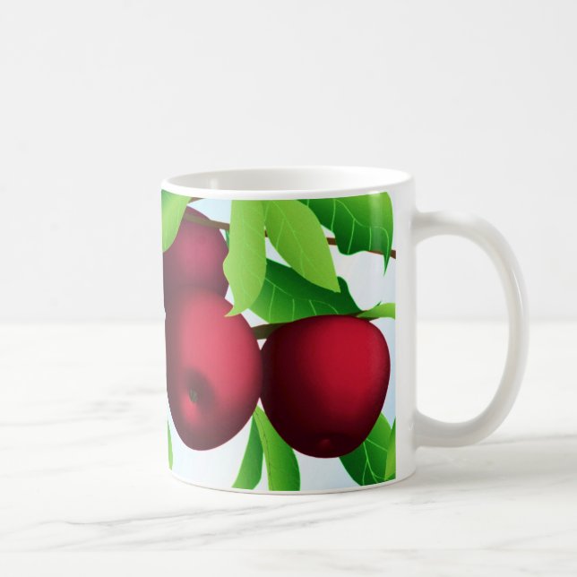 "Apples on a Branch" Coffee Mug (Right)