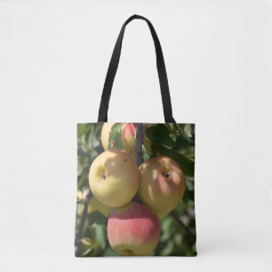 Apples on a tree in Paphos, Cyprus Tote Bag
