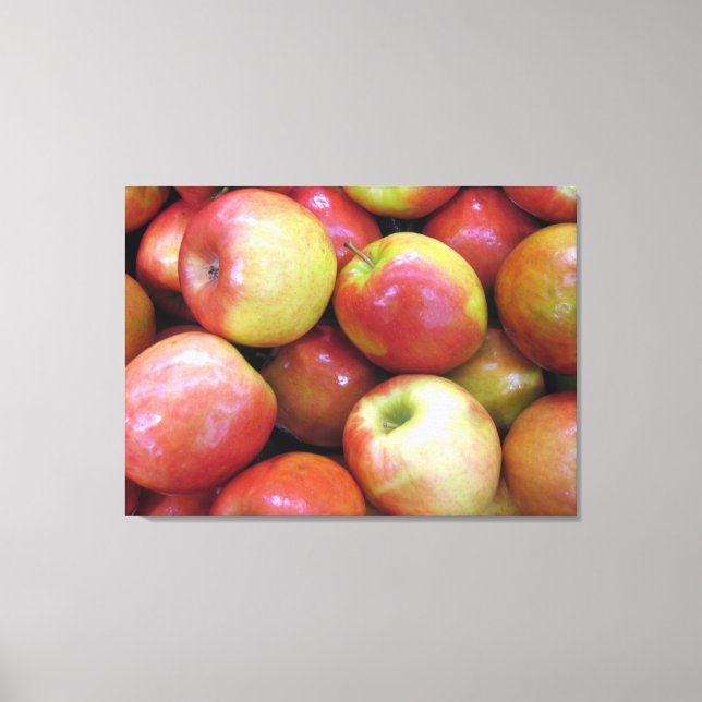 Apples on Canvas Print (Front)