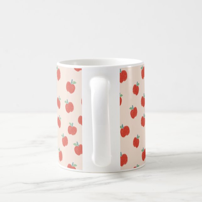 Apples on  coffee mug (Handle)