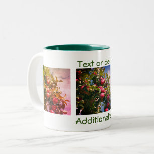 Apples On Tree Nature Photography Personalised Two-Tone Coffee Mug