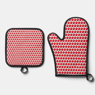 Apples! oven mitt & pot holder set