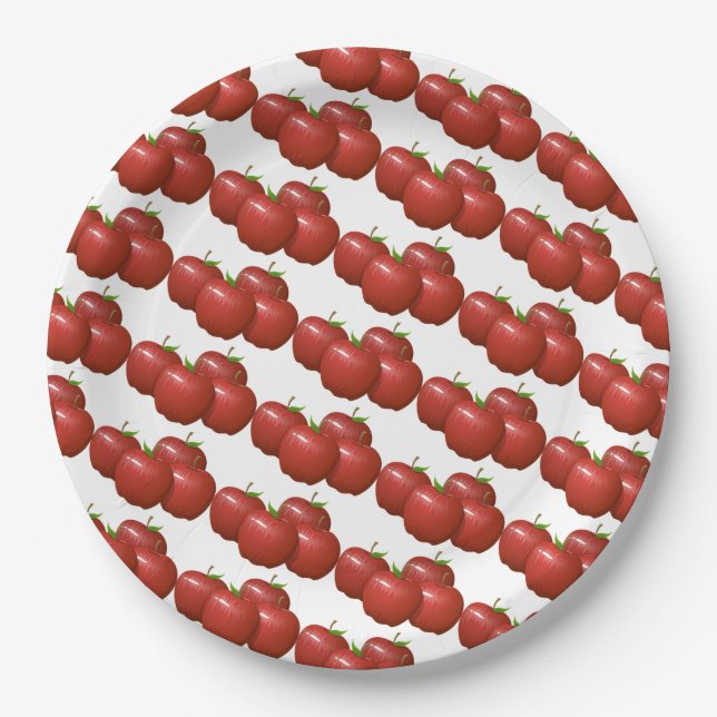 Apples Paper Plate (Front)