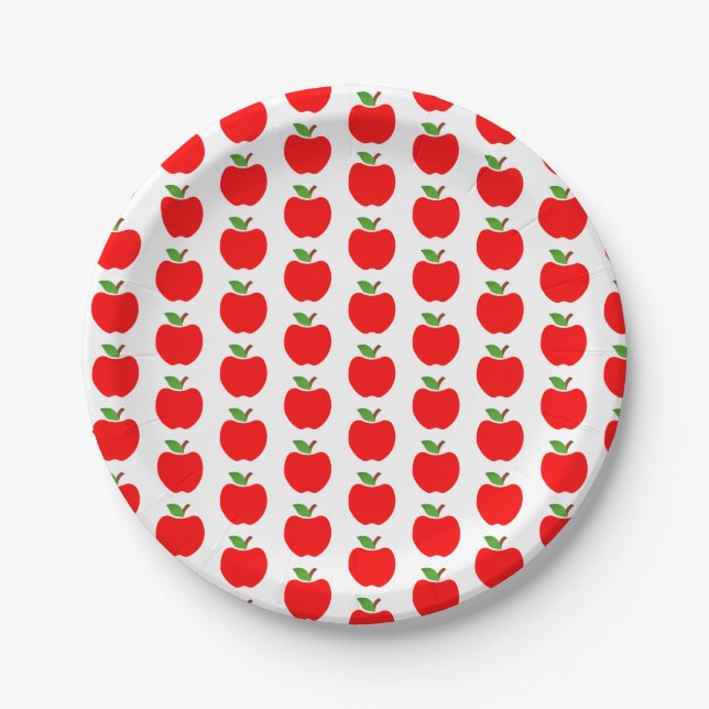 Apples Paper Plate (Front)