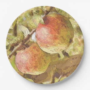 APPLES PAPER PLATE