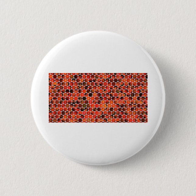 Apples Pattern artwork 6 Cm Round Badge (Front)