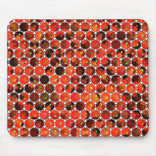 Apples Pattern artwork Mouse Mat (Front)