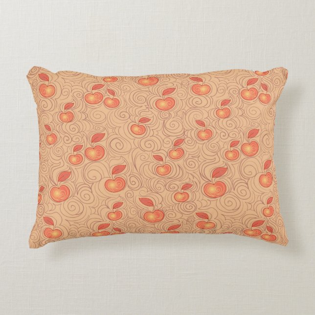 Apples Pattern Decorative Cushion (Front)