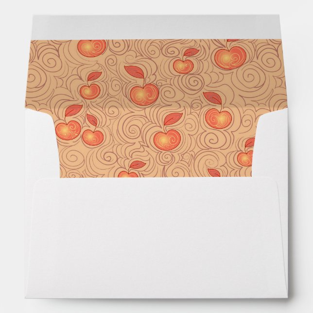 Apples Pattern Envelope (Back (Bottom))