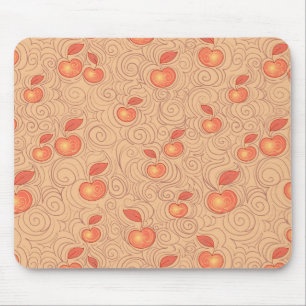 Apples Pattern Mouse Mat
