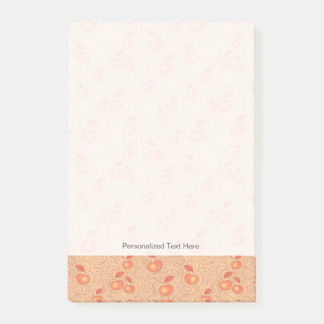 Apples Pattern Post-it Notes (Front)