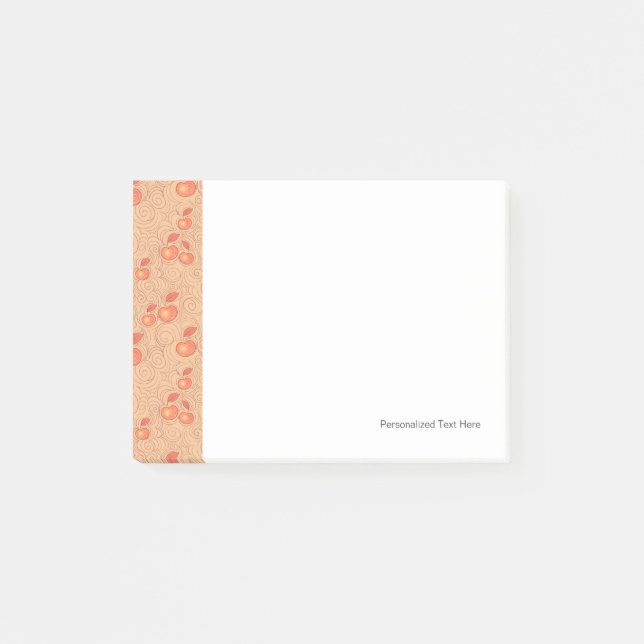 Apples Pattern Post-it Notes (Front)