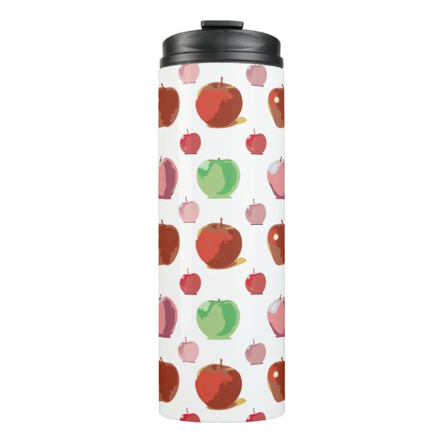 Apples pattern thermal tumbler (Front)