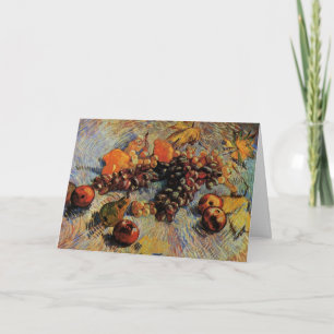 Apples, Pears, Lemons, Grapes by Vincent van Gogh Card