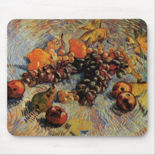 Apples, Pears, Lemons, Grapes by Vincent van Gogh Mouse Mat