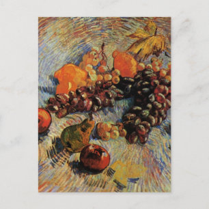 Apples, Pears, Lemons, Grapes by Vincent van Gogh Postcard