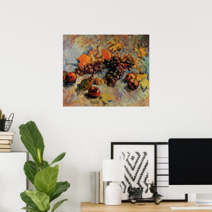 Apples, Pears, Lemons, Grapes by Vincent van Gogh Poster