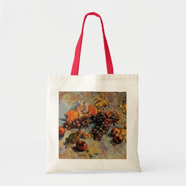 Apples, Pears, Lemons, Grapes by Vincent van Gogh Tote Bag (Front)