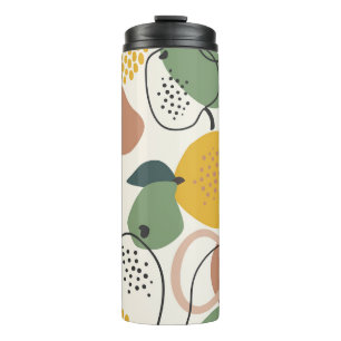 Apples Pears: Vintage Hand-Drawn Pattern. Thermal Tumbler