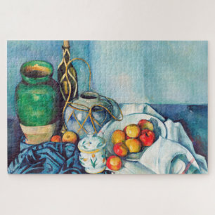 Apples, Pots and Bottle by Paul Cézanne Jigsaw Puzzle