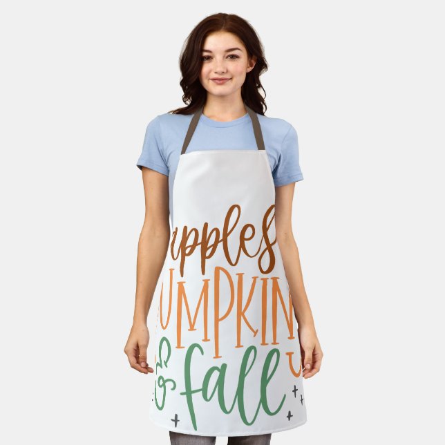 APPLES, PUMPKINS and FALL Apron (Worn)