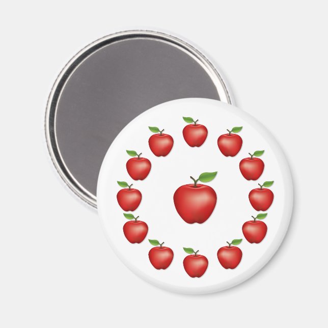Apples, Red Delicious Magnet (Front/Back)