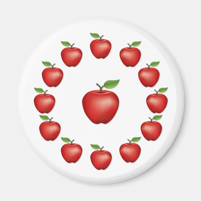 Apples, Red Delicious Magnet (Front)