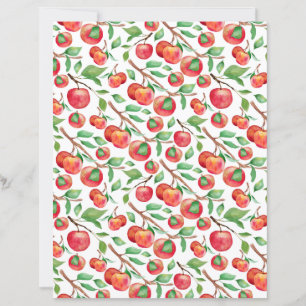 Apples Scrapbook Paper