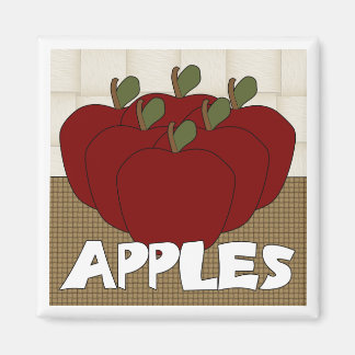 Apples Series 1 Square Magnet