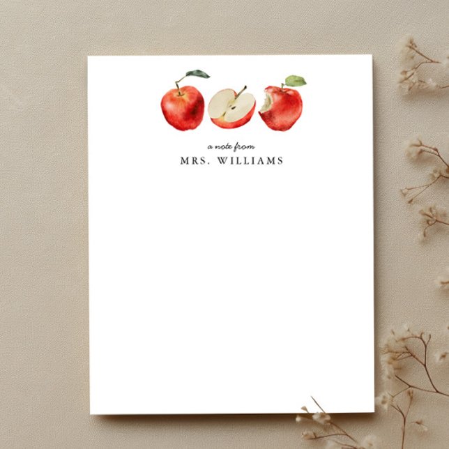 Apples Teacher  Card (Creator Uploaded)
