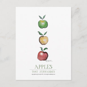 Apples, tony fernandes postcard