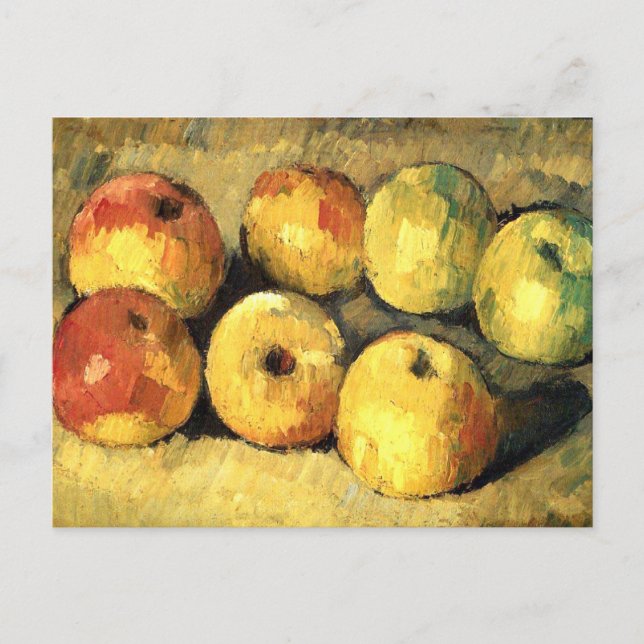 Apples Vintage Impressionism Cezanne Postcard (Front)