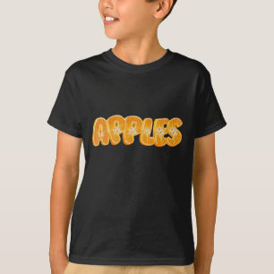 Apples written with juicy Oranges cute Design T-Shirt