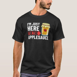 Applesauce Apple Sauce Cake Recipe Dessert Unsweet T-Shirt