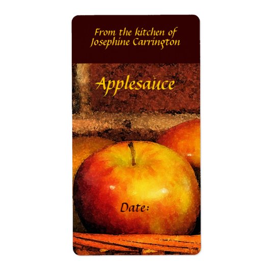 Applesauce Labels