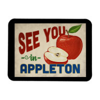 Appleton Wisconsin Apple - Vintage Travel