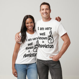 Appleton Wisconsin Funny Well Known Raglan T-shirt
