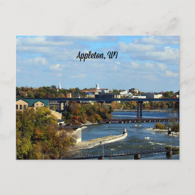 Appleton, Wisconsin landscape photograph Postcard (Front)