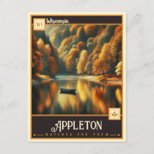 Appleton, Wisconsin   Vintage Postcard