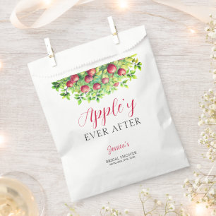 Appley Ever After Apple Fall Bridal Shower Favour Bags