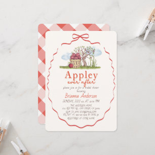 Appley Ever After Apple Tree Bridal Shower Invitation