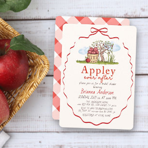 Appley Ever After Apple Tree Bridal Shower Invitation