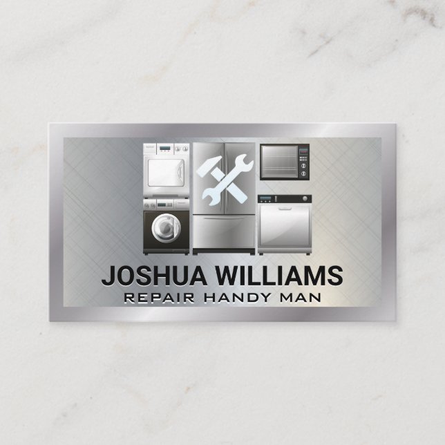 Appliance Furniture | Handyman Repair Business Card (Front)