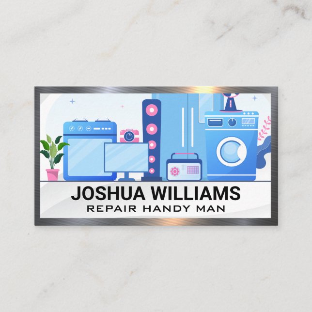Appliance Furniture | Repairman Business Card (Front)