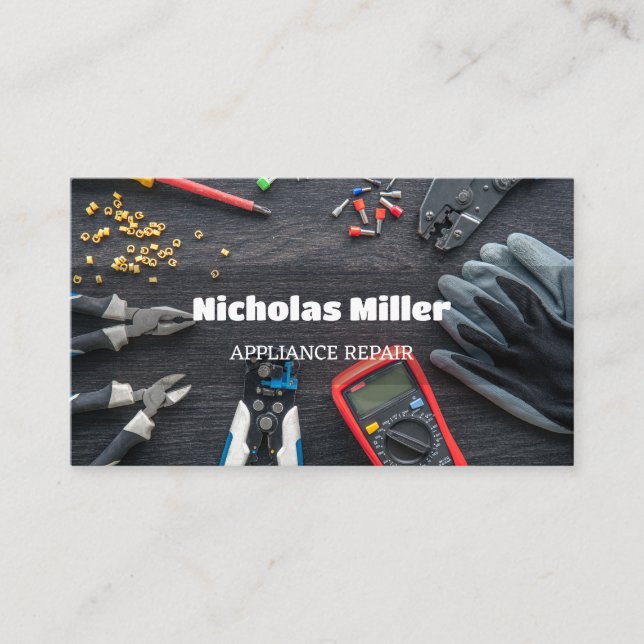 Appliance Repair Business Card (Front)