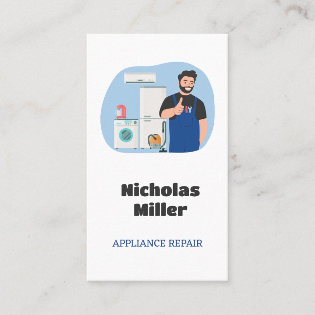 Appliance Repair Business Card (Front)
