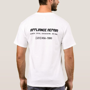 Appliance Repair Business Information T-Shirt