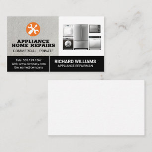 Appliance Repair Home Services   Tools Business Card